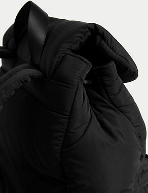 Nylon Drawstring Padded Backpack Image 2 of 4