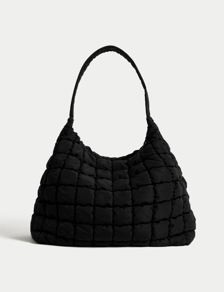 Nylon Quilted Shoulder Bag 3 of 5