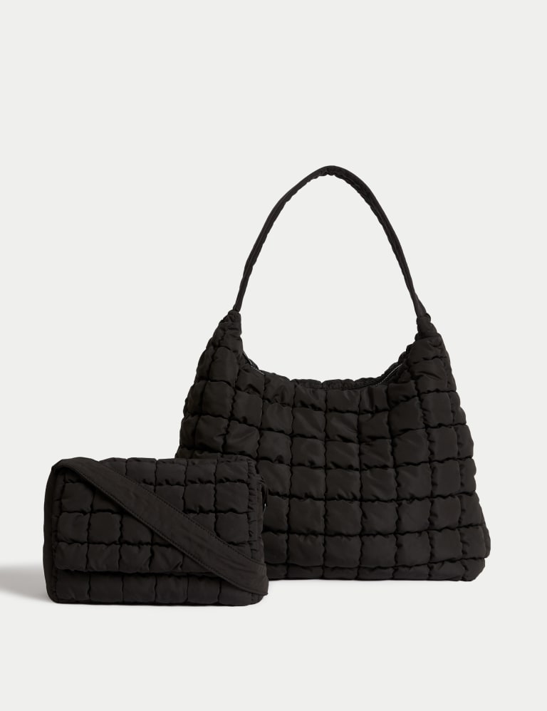 Nylon Quilted Shoulder Bag 5 of 5