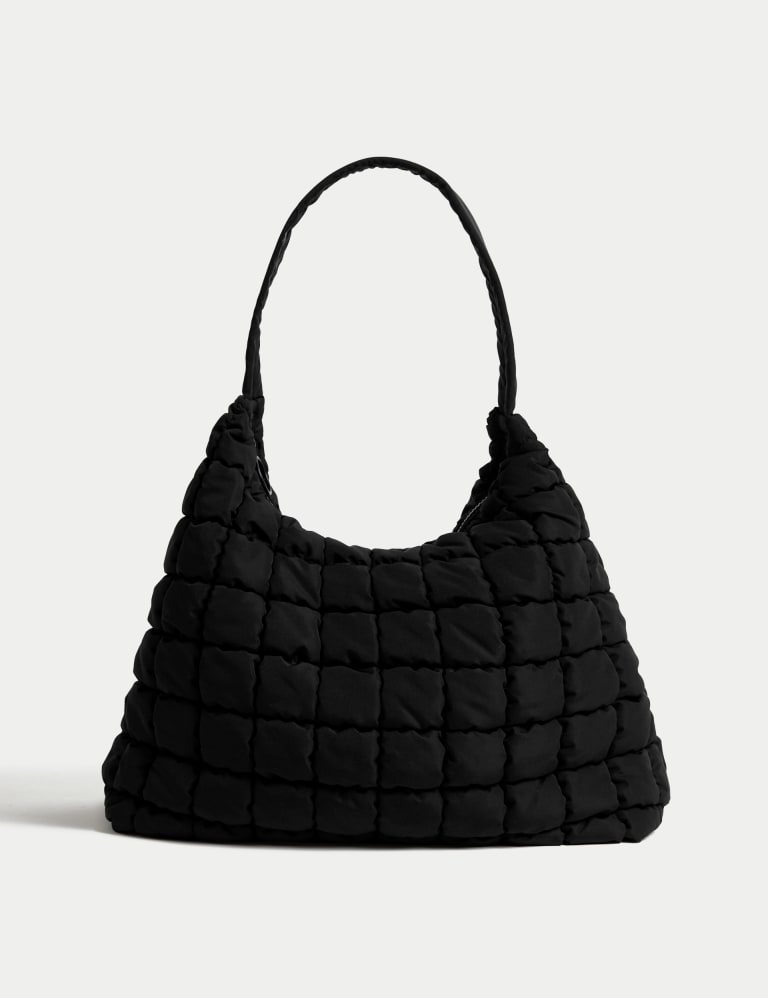 Nylon Quilted Shoulder Bag 1 of 5