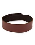 Leather Plain Belt With Buckle Closure