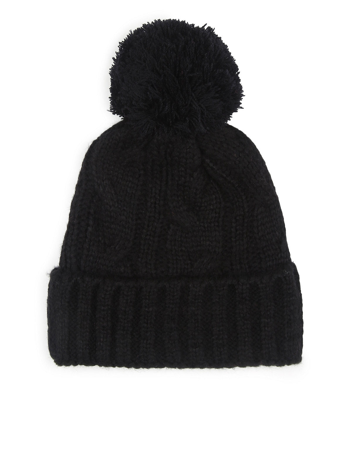 Pure Acrylic Plain Knitted Cap