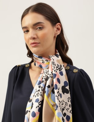 Animal print hot sale silk scarf