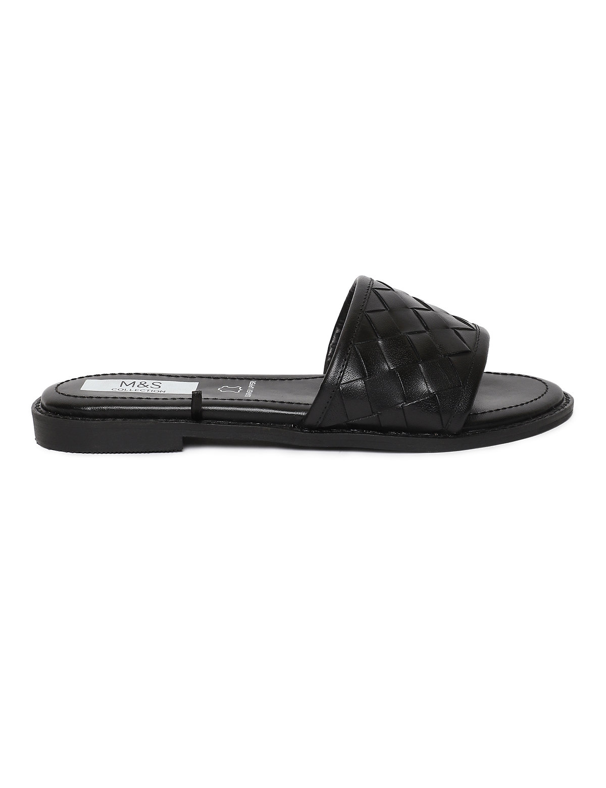 Pure Leather Plain Slippers