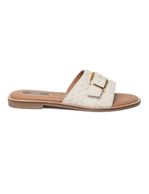 Marks and spencer online leather slippers