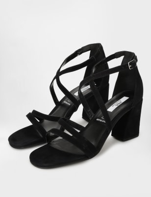 Strap block heel online sandals