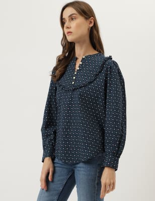 Printed Regular Fit Blouse