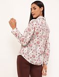 Floral Collared Neck Blouse