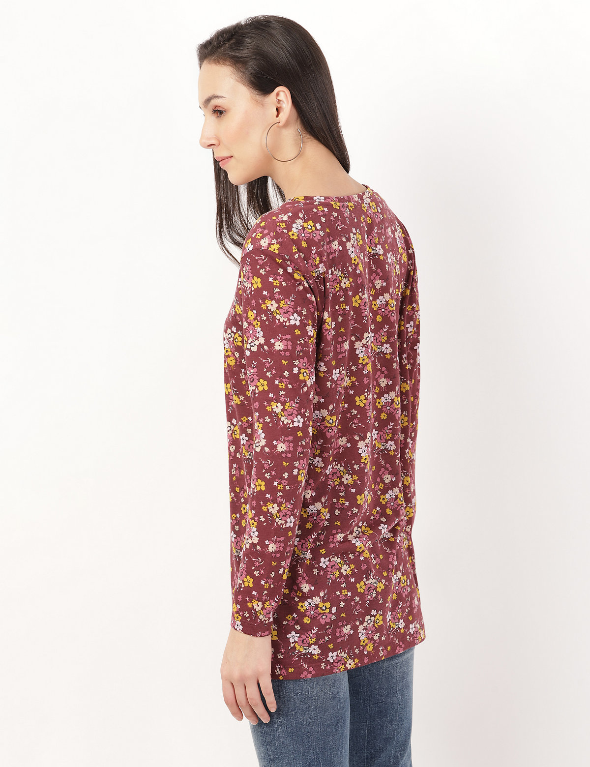 Relaxed LS LL AOP Floral