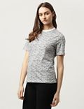 Pure Cotton Printed Short Sleeve T-Shirt