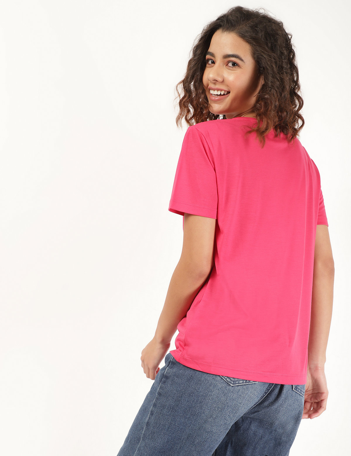 Relaxed Fit Crew Neck Tee