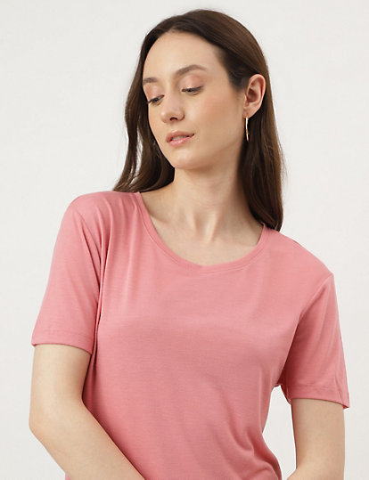 Relaxed Fit Crew Neck Tee