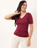 Cotton Plain T-Shirt