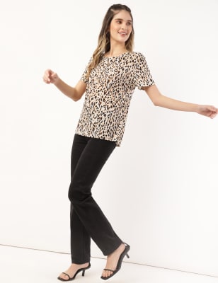 Printed Round Neck T-Shirt