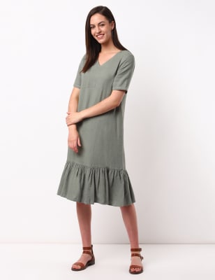 Bottom Ruffle Dress