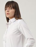 Cotton Mix Spread Collar Full Sleeves Shirt