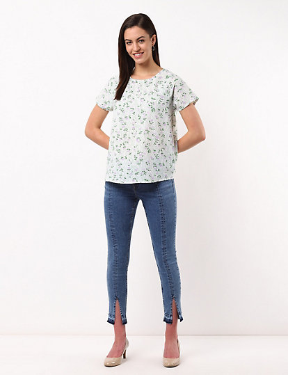 Relaxed Top With Prints