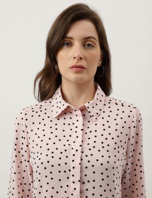 Polka Dots Regular Fit Shirt