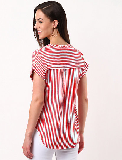 Relaxed Stripe Boxy Top