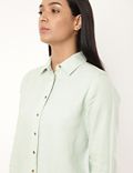 Pure Linen solid shirt