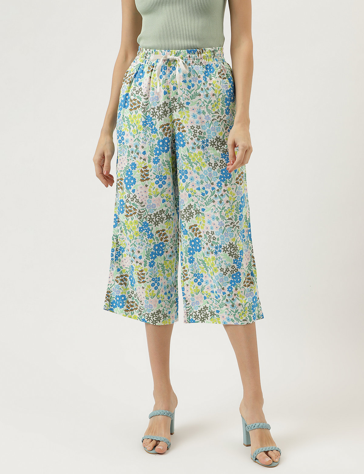 Floral Drawstring Trousers