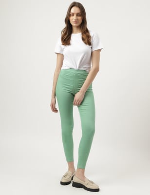 Grey Regular Fit Jeggings main image 1