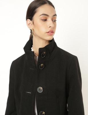 Marks and spencer funnel on sale coat