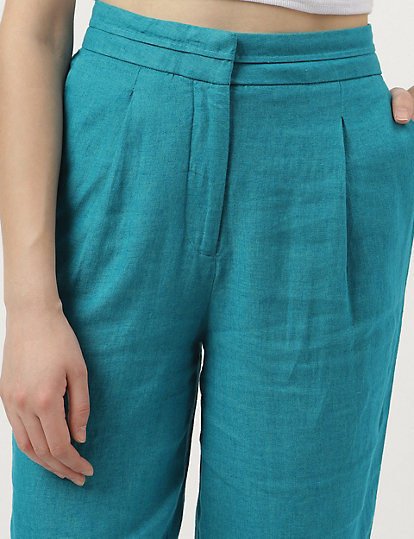 Linen Blend Trousers