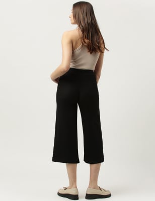 Linen Blend Solid Trouser