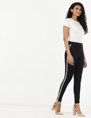 Viscose Plain Skinny Fit Treggings