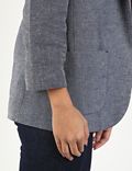 Linen Pocket Front Blazer