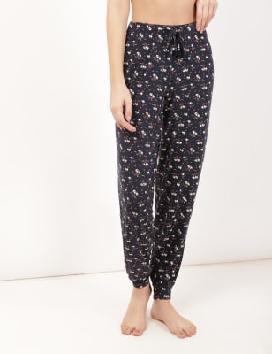 Viscose Mix Printed Regular Fit Trouser