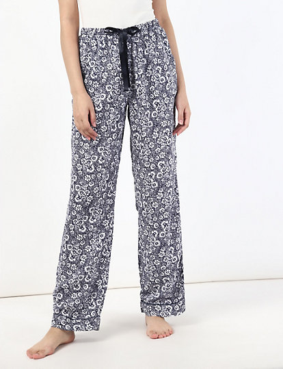 Straight Leg Floral Print Pyjama