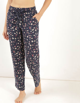 Pure Viscose Floral Regular Fit Pyjama