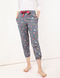 Pure Viscose Printed Regular Fit Pyjama