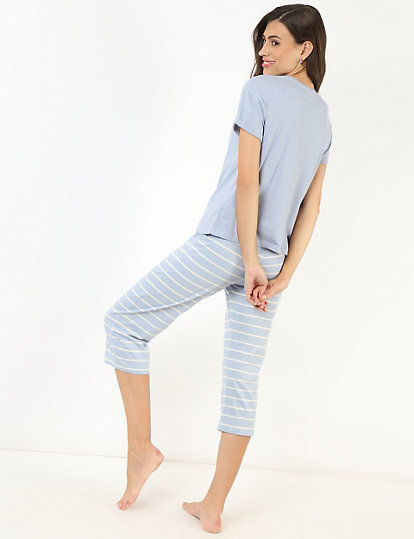Pure Cotton Printed Regular Fit Pyjama Set