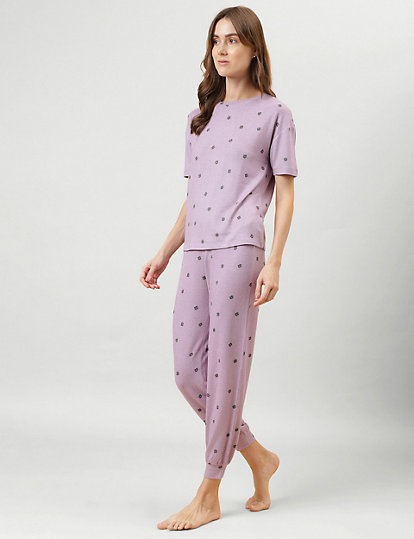 2 Pc Printed Pyjama Set