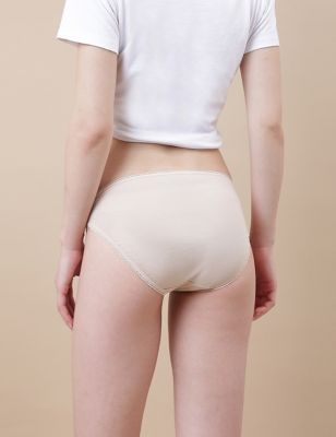 Pack 4 Pure Cotton Knickers