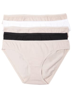 Pack of 5 Cotton Mix Slim Fit Knickers