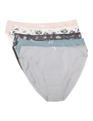 5 Pack Cotton Mix Skinny Fit Knicker