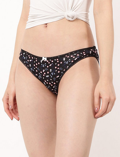 3 Pack Cotton Mix Printed Knickers
