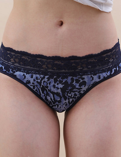 Pack of 5 Cotton Mix Lace Knickers