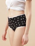 Pack of 5 Monotone Lace Trim Knickers