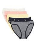 Pack of 5 Cotton Mix High Legs Knickers
