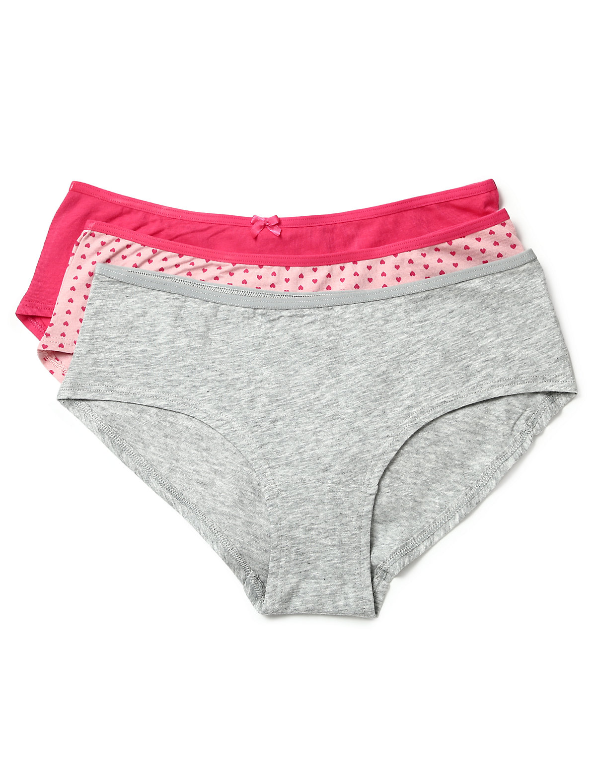 Pack of 3 Cotton Mix Low Rise Panty