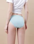 Pack of 3 Cotton Mix High Legs Panty