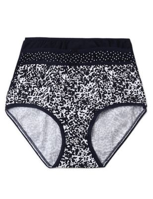 White and Black Girls Floral Printed Cotton Panty at Rs 35/piece in Gurugram