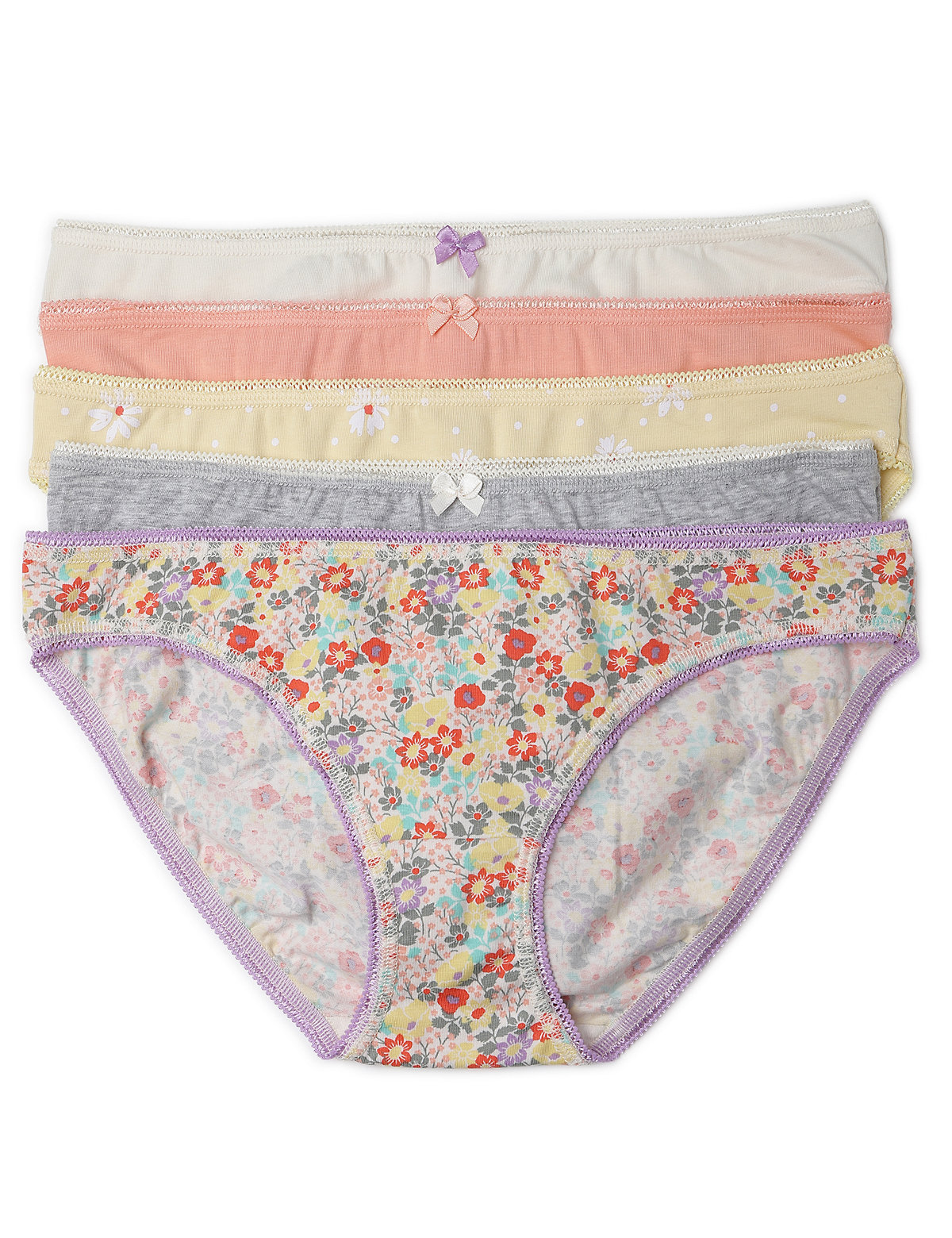 Pack of 5 Cotton Mix Skinny Fit Knickers