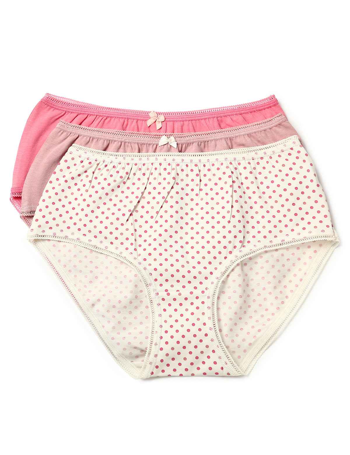 Pack of 3 Cotton Mix Printed Midis Panty