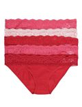 Pack of 5 Printed Lace Trim Knickers